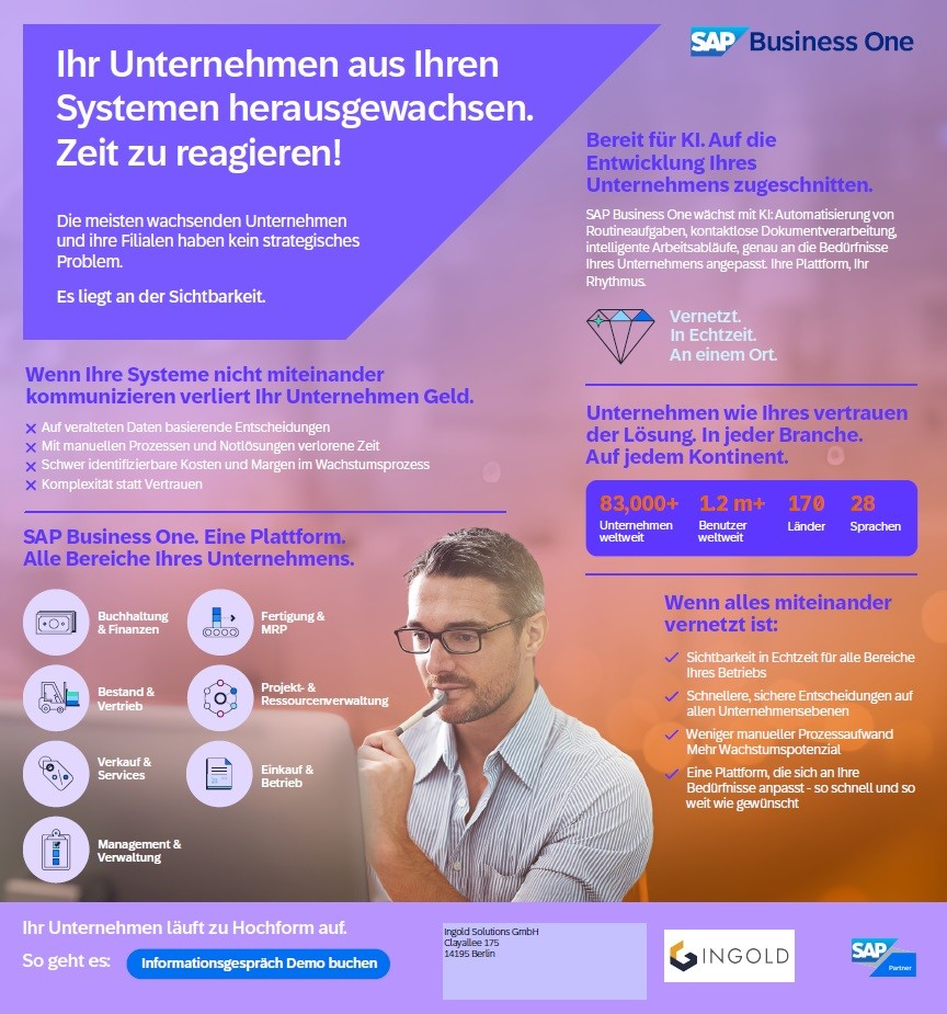 Eine Plattform, grenzenlose Möglichkeiten: Wie Ingold Solutions Unternehmen branchenübergreifend transformiert